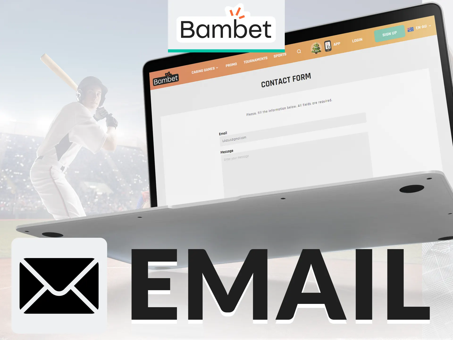 For inquiries without Live Chat, contact Bambet Support at support@bambet.com via email.