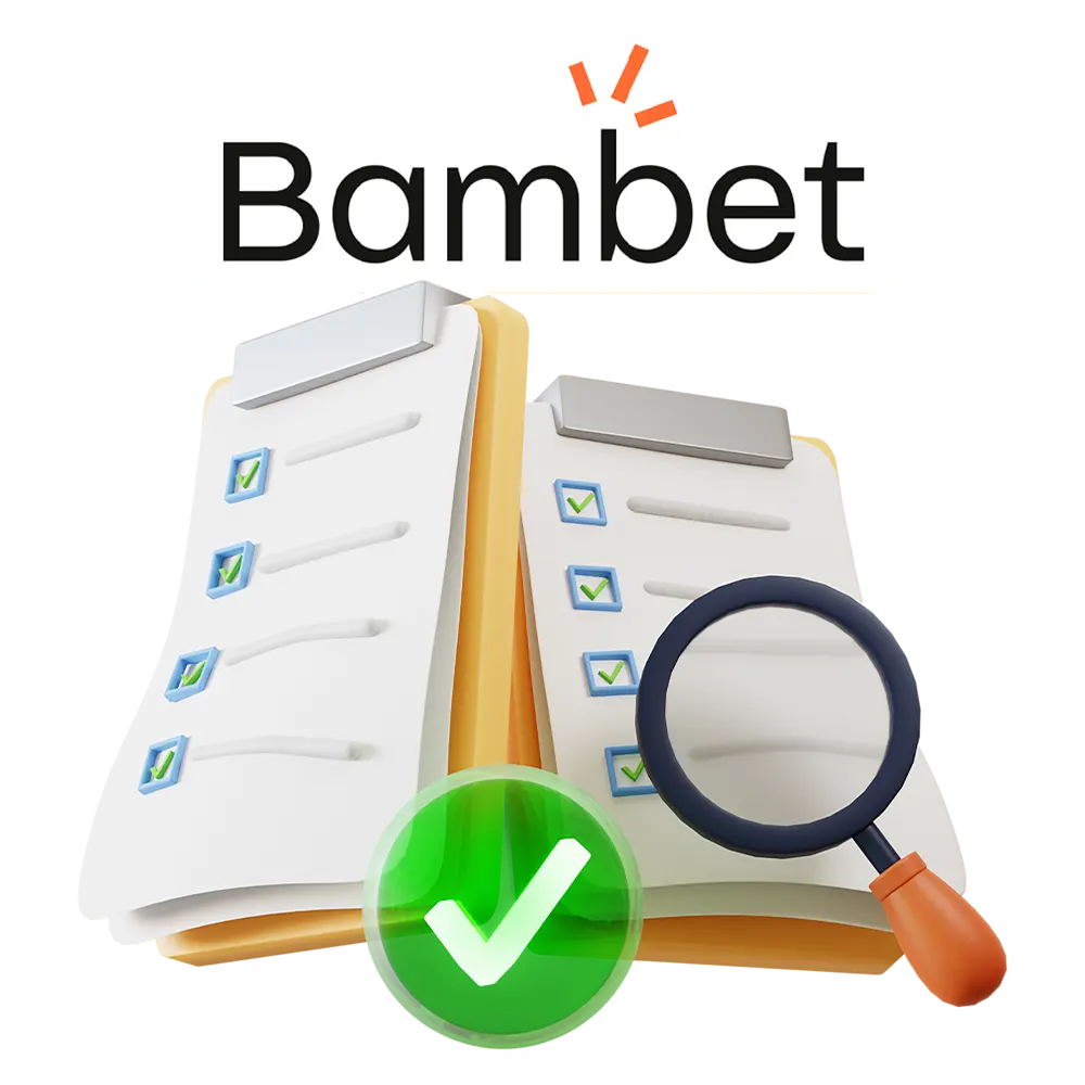 Read the general terms and conditions of Bambet Sportsbook.