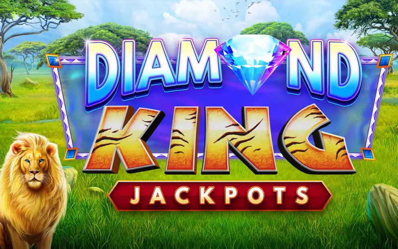 Try the colourful and interesting Diamond King Jackpots game.