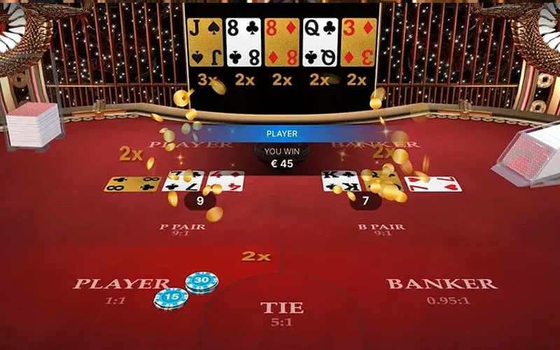 Play Golden Baccarat and get quick wins.