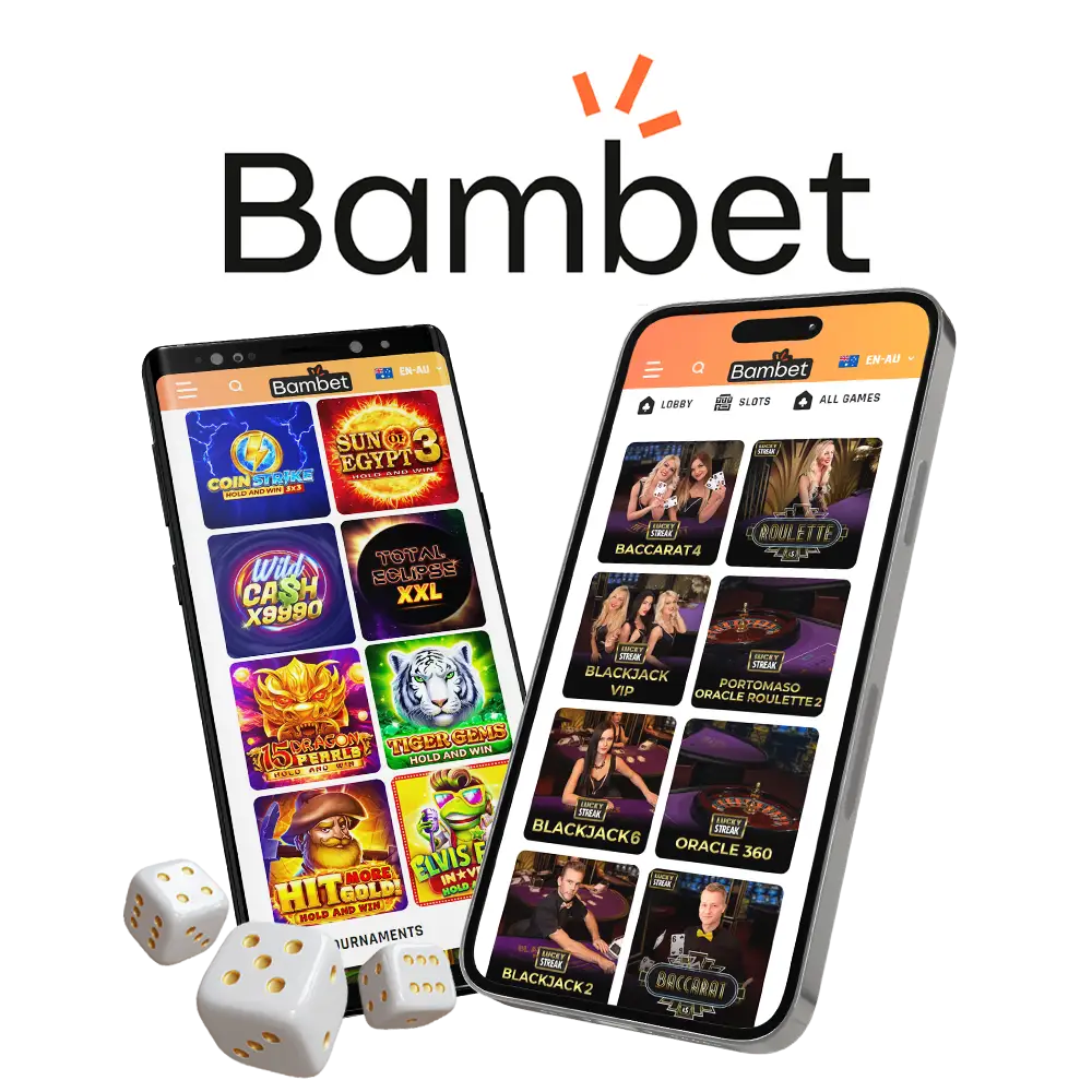 Download the Bambet mobile app to start playing at the online casino and claim your welcome bonus.